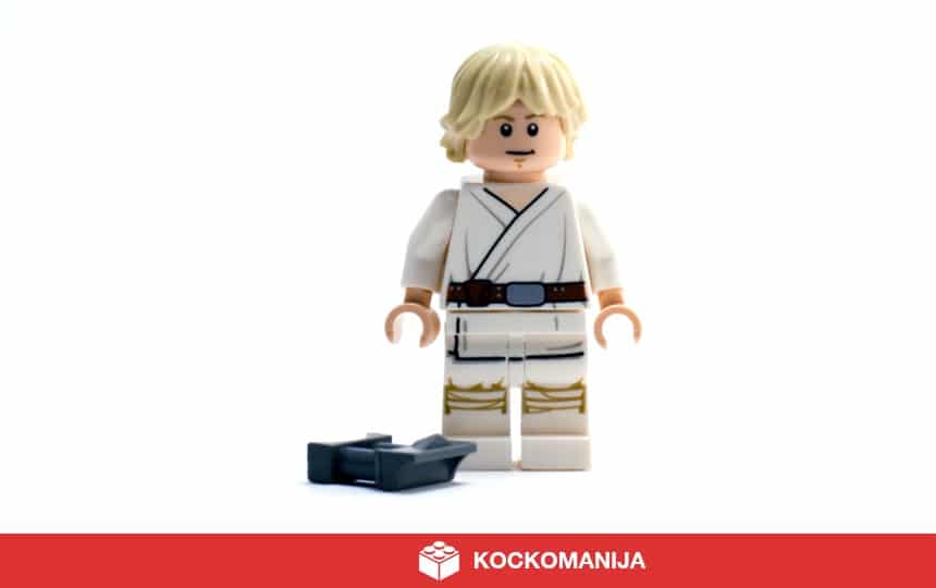 Minifigura Luke Skywalker v beli obleki