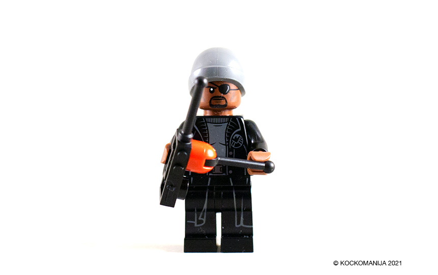 LEGO Minifig Nick Fury z daljinskim upravljalnikom